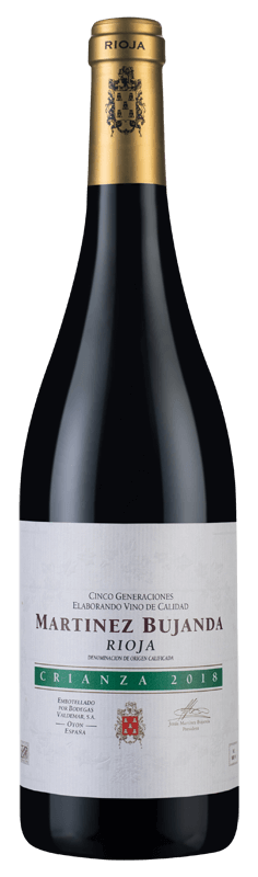 Familia Martínez Bujanda Crianza Tempranillo Rioja