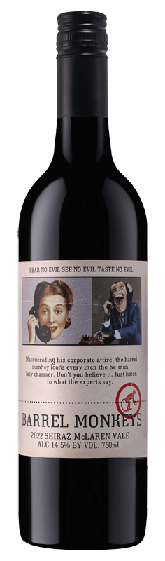 Barrel Monkeys McLaren Vale Shiraz Barrel Monkeys McLaren Vale Shiraz