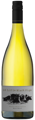 16 Little Black Pigs White Blend