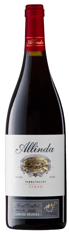 Allinda Limited Release Goulburn Valley Shiraz 2016