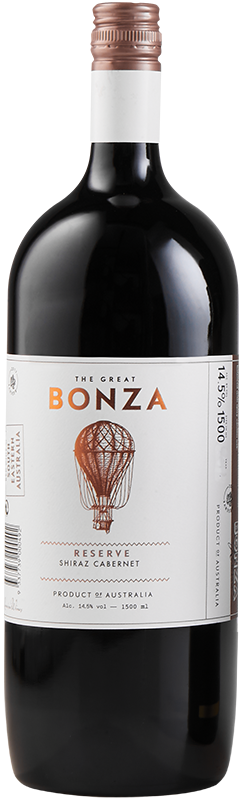 The Great Bonza Reserve Shiraz Cabernet Sauvignon (magnum) The Great Bonza Reserve Shiraz Cabernet Sauvignon (magnum)
