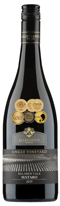 Allegiance Wines Single Vineyard McLaren Vale Mataro 2019