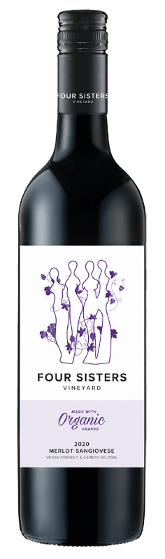 Four Sisters Vineyard Organic Central Victoria Merlot Sangiovese Four Sisters Vineyard Organic Central Victoria Merlot Sangiovese