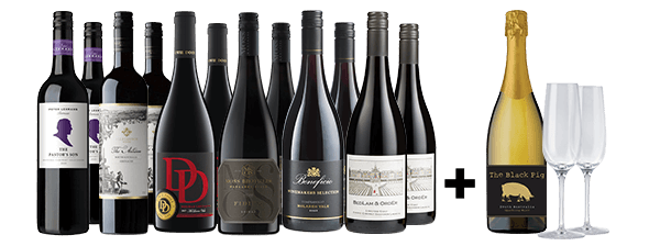 Premium Reds + Free Sparkling & Flutes Premium Reds + Free Sparkling & Flutes