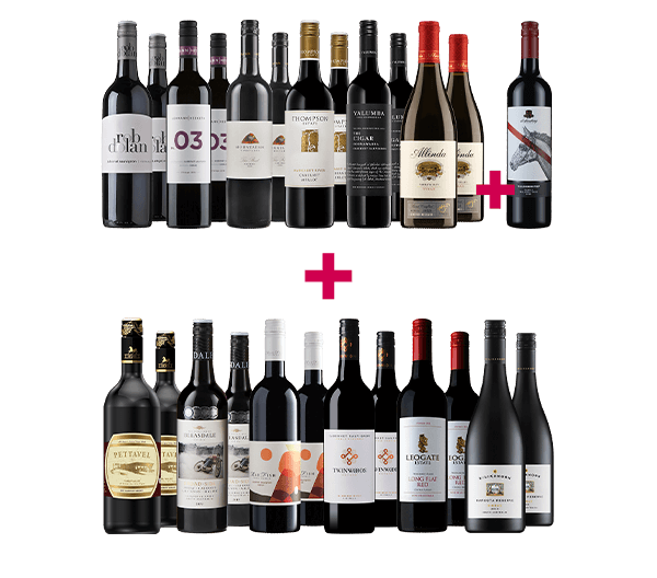 Aged Reds 24-bottle BULK DEAL + FREE d’Arenberg Shiraz Aged Reds 24-bottle BULK DEAL + FREE d’Arenberg Shiraz