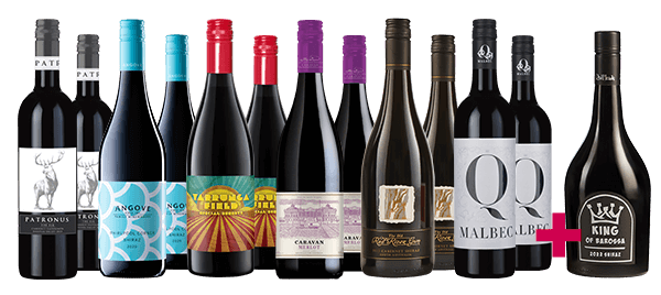 Golden Aussie Reds + FREE King of Barossa Shiraz