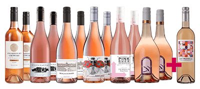 Pretty pinks Dozen + FREE Provence Rosé worth $30