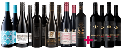 Value Favourite Reds + 4 Free Angas King Shiraz