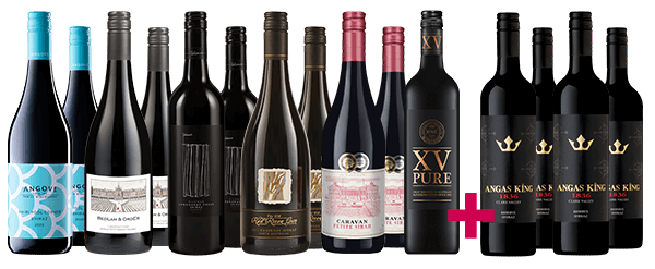 Value Favourite Reds + 4 Free Angas King Shiraz Value Favourite Reds + 4 Free Angas King Shiraz