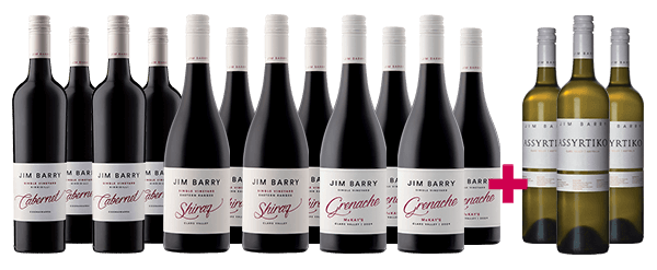 Jim Barry Family Reds + 3 Btl Assyrtiko Addon