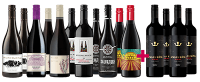 Outstanding Value Favourite Reds + 4 x FREE Reserve Shiraz