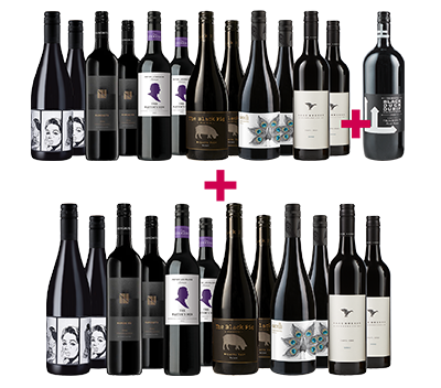 Premium Aussie Reds SALE 24-bottle BULK DEAL + FREE Magnum