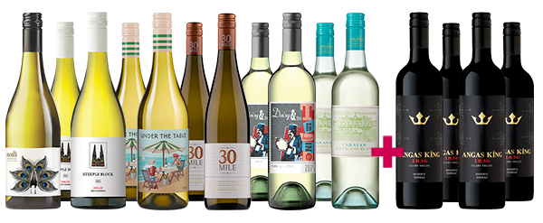 11 Whites + 4 Free Shiraz worth $300