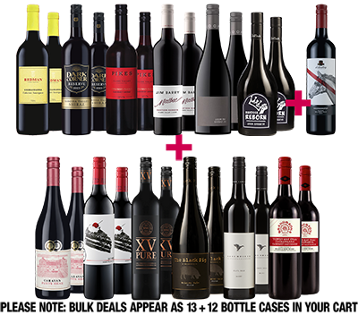 Value & Premium Exclusives 24-bottle BULK DEAL + Free d'Arenberg Shiraz