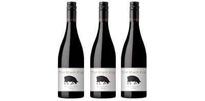 Add 3 bottles of Black Pig Shiraz here!