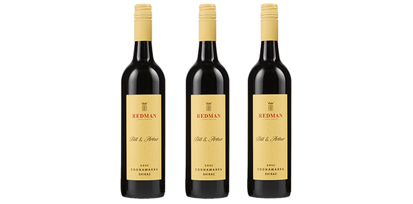 Redman Bill & Arthur Coonawarra Shiraz 3-bottle Add-on Redman Bill & Arthur Coonawarra Shiraz 3-bottle Add-on