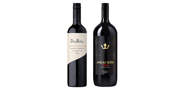 Free Dog Ridge Cabernet + Angas King Magnum with 24-bottle orders