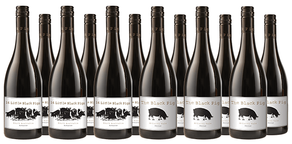 Black Pig Shiraz & 16 Little Black Pigs Grenache 12btl Add-on Black Pig Shiraz & 16 Little Black Pigs Grenache 12btl Add-on