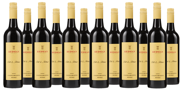 Redman Bill & Arthur Coonawarra Shiraz 12-bottle Add-on