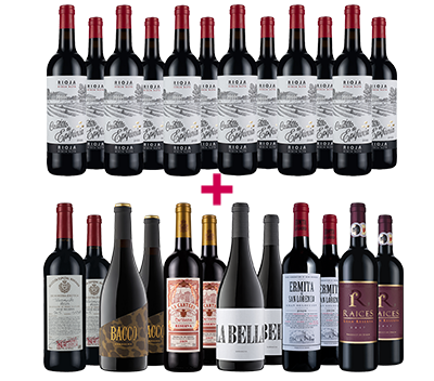 Mature Reds of Spain + Castillo de Epifania Rioja Alta 24-btl BULK DEAL Mature Reds of Spain + Castillo de Epifania Rioja Alta 24-btl BULK DEAL