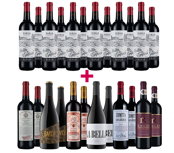 Mature Reds of Spain + Castillo de Epifania Rioja Alta 24-btl BULK DEAL