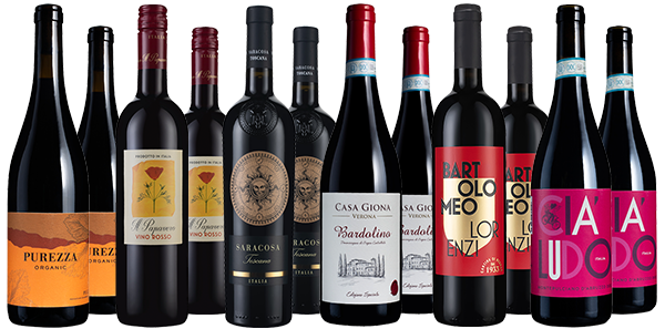 Top-to-Toe Italian Reds Dozen Top-to-Toe Italian Reds Dozen