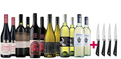 12 Mixed + Free Steak Knives for $99