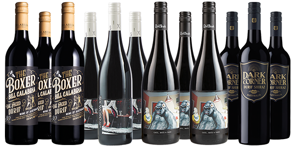 EOFY Half Price Red Varietals: Durif & Blends Doz