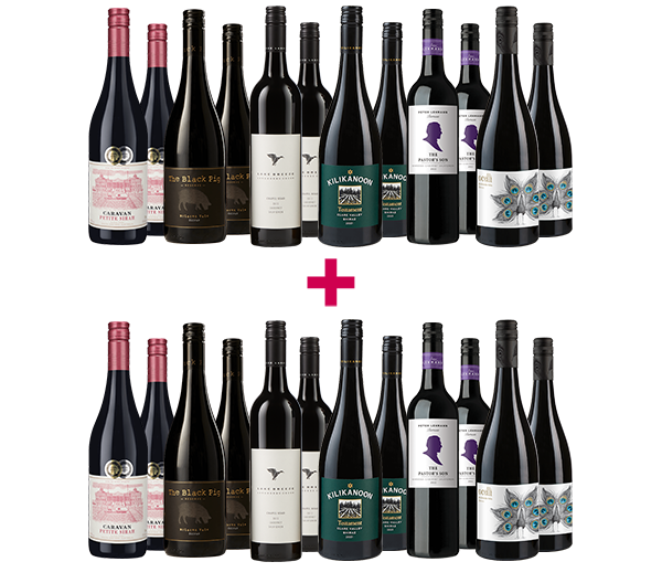 Gold-Medal Aussie Reds 24-bottle BULK DEAL