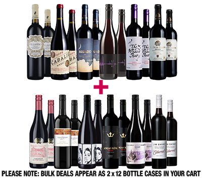 B.I.G. Champion International Reds & Aussie Reds 24-bottle BULK DEAL B.I.G. Champion International Reds & Aussie Reds 24-bottle BULK DEAL